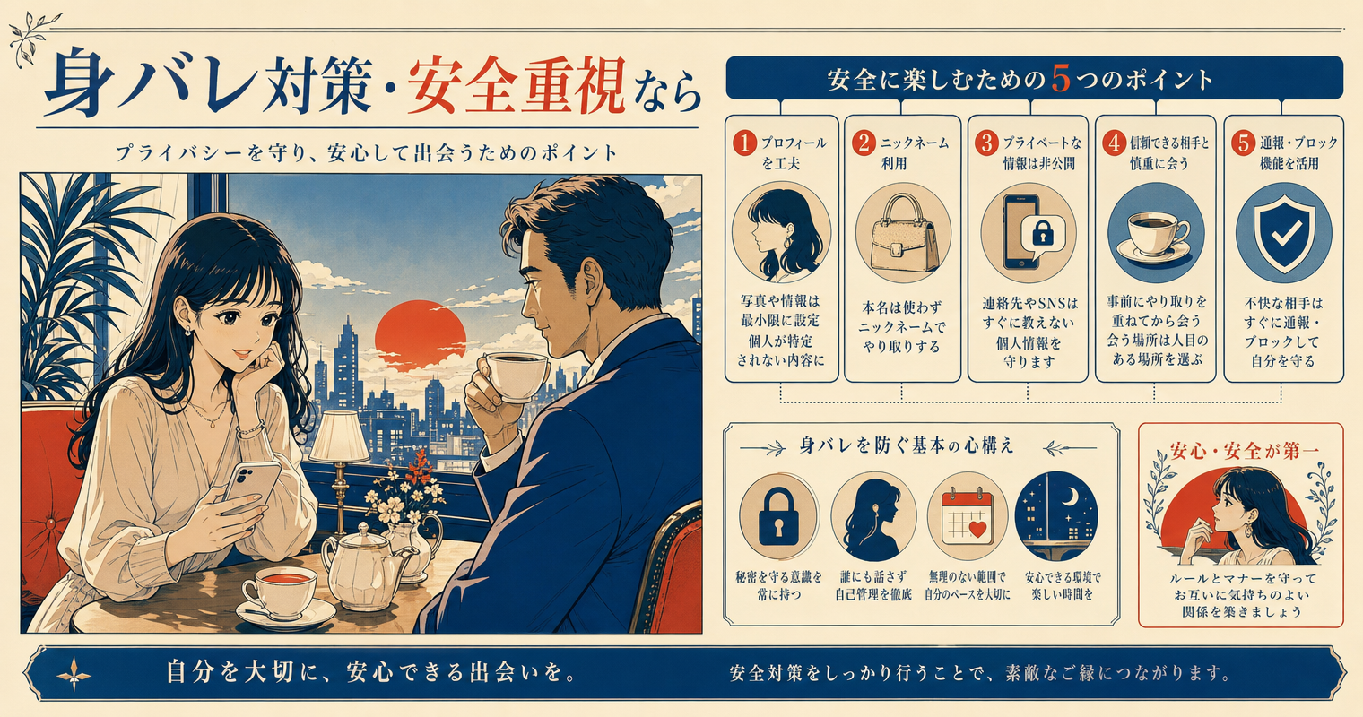 身バレ対策・安全重視なら