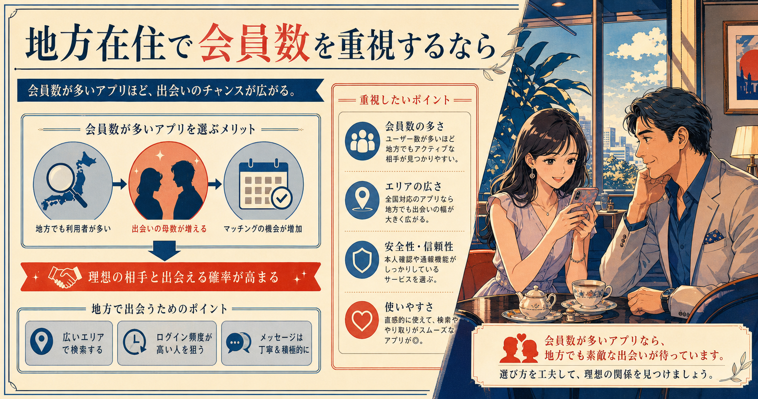 地方在住で会員数を重視するなら