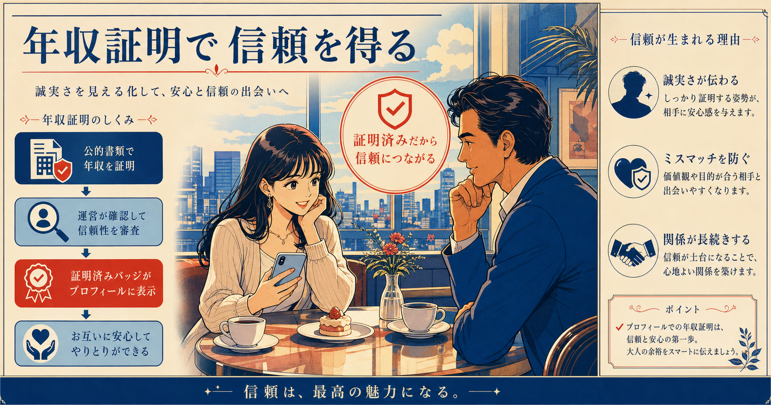 年収証明で信頼を得る