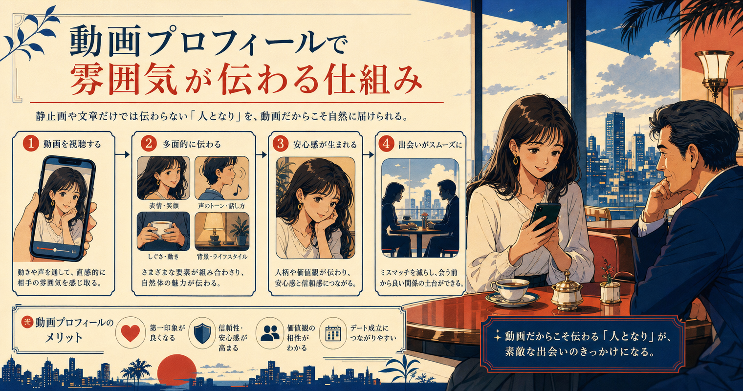 動画プロフィールで雰囲気が伝わる仕組み