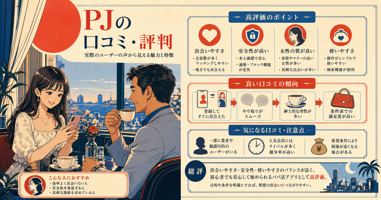 PJの口コミ・評判